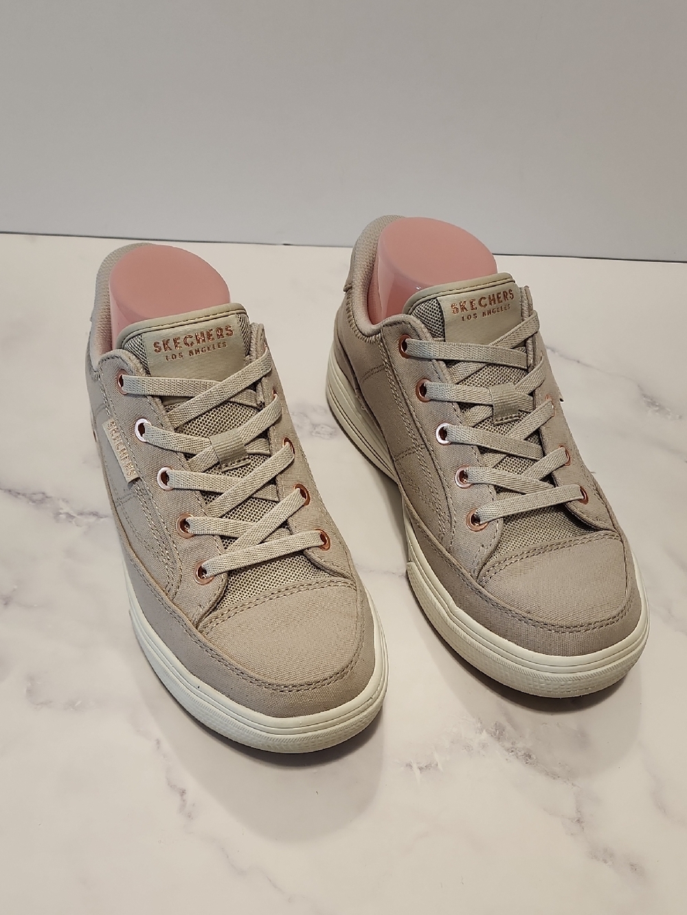 Skechers  Los Angeles  Slip Inc  Gray Shoes